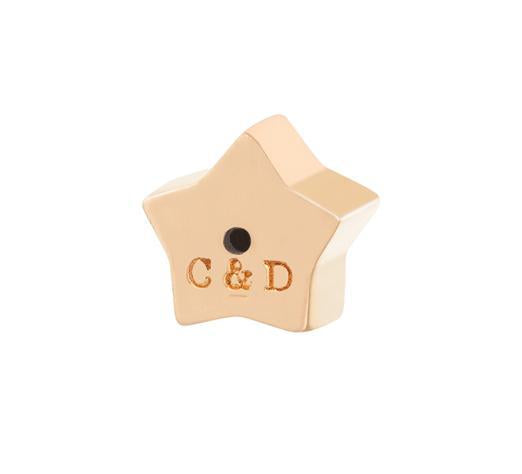 C&D STAR EARRING BACK - ROSE GOLD