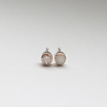 Load image into Gallery viewer, BEZEL EARRINGS - OPAL