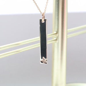 C&D DOG TAG SLIM WITH TOPAZ