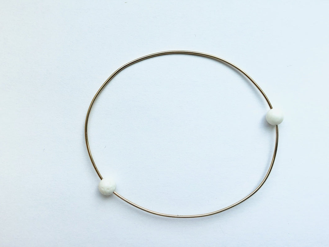 RESORT WIRE BRACELET - WHITE