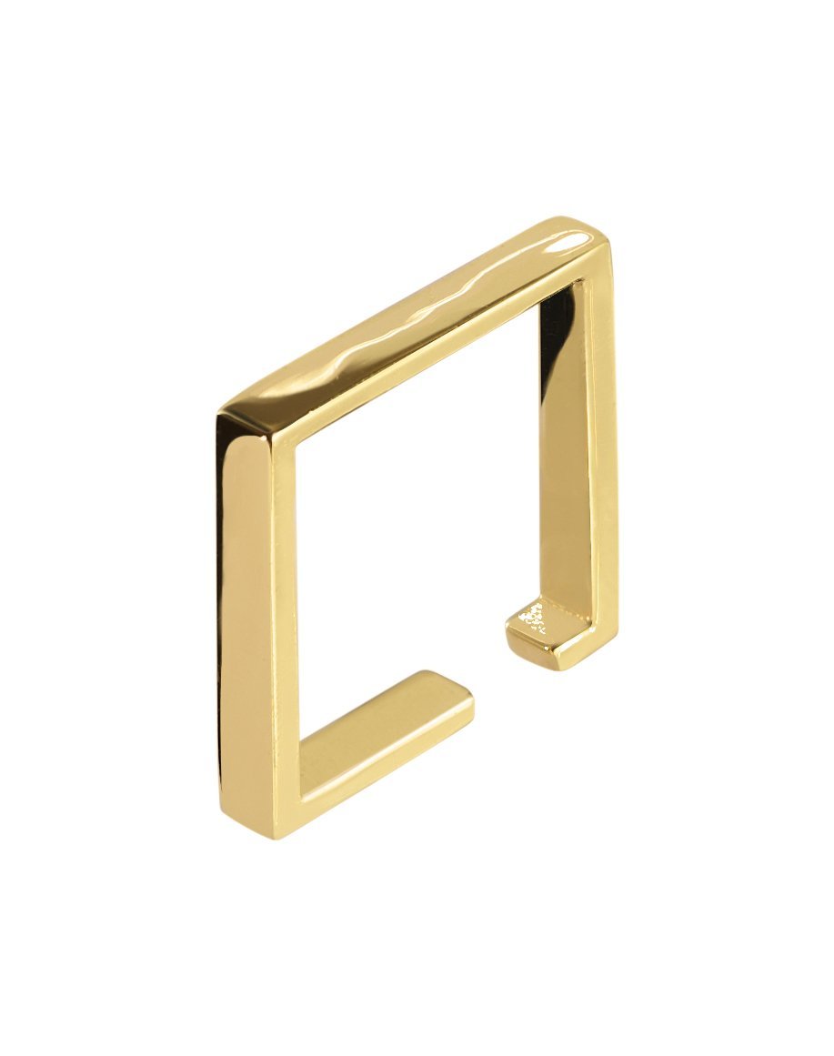 SQUARE CUFF - YELLOW GOLD